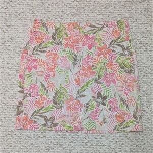 J. Jill Womens Sz 8 Floral Mini Skirt Spring Summer Preppy